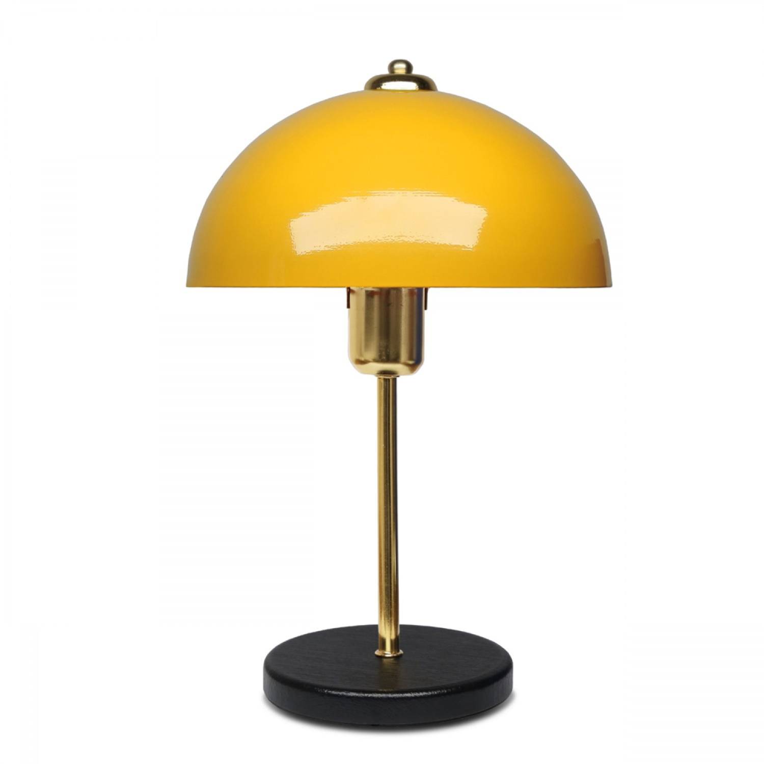 Concept Usine - Lampe de table champignon jaune 38cm EDITH