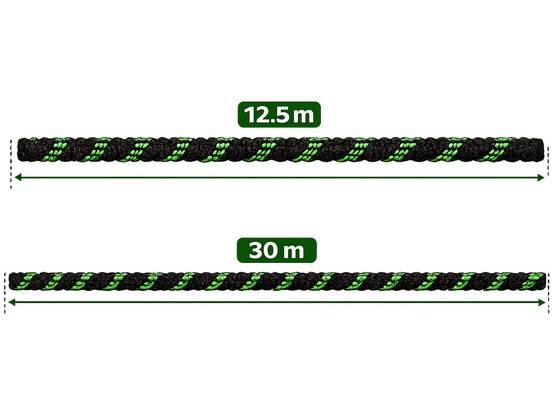 Tuyau d'arrosage flexible et extensible avec pistolet et raccords résistants, 12,5 à 30 m - Image 5