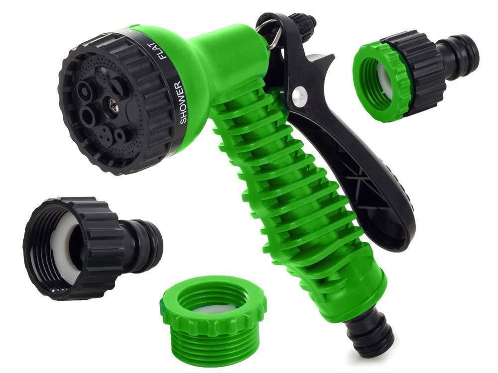 Tuyau d'arrosage flexible et extensible avec pistolet et raccords résistants, 12,5 à 30 m - Image 3