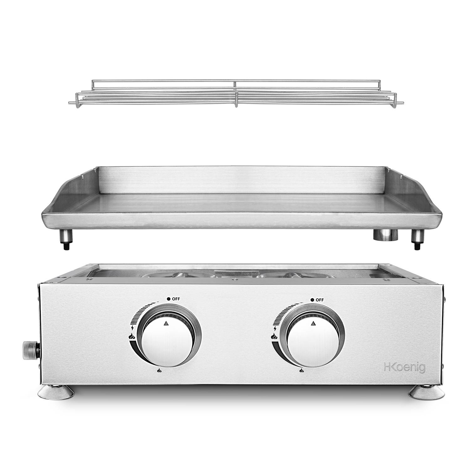 H.Koenig - Plancha 2 brûleurs en U - PLX920 H.Koenig - Imagen 4