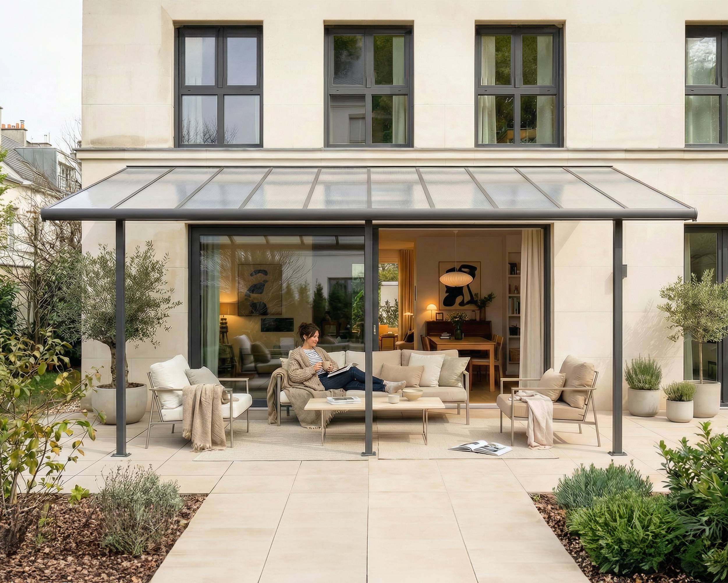 Canopia - Canopia Pergola Sierra 3X4,3 Grise - Imagen 2