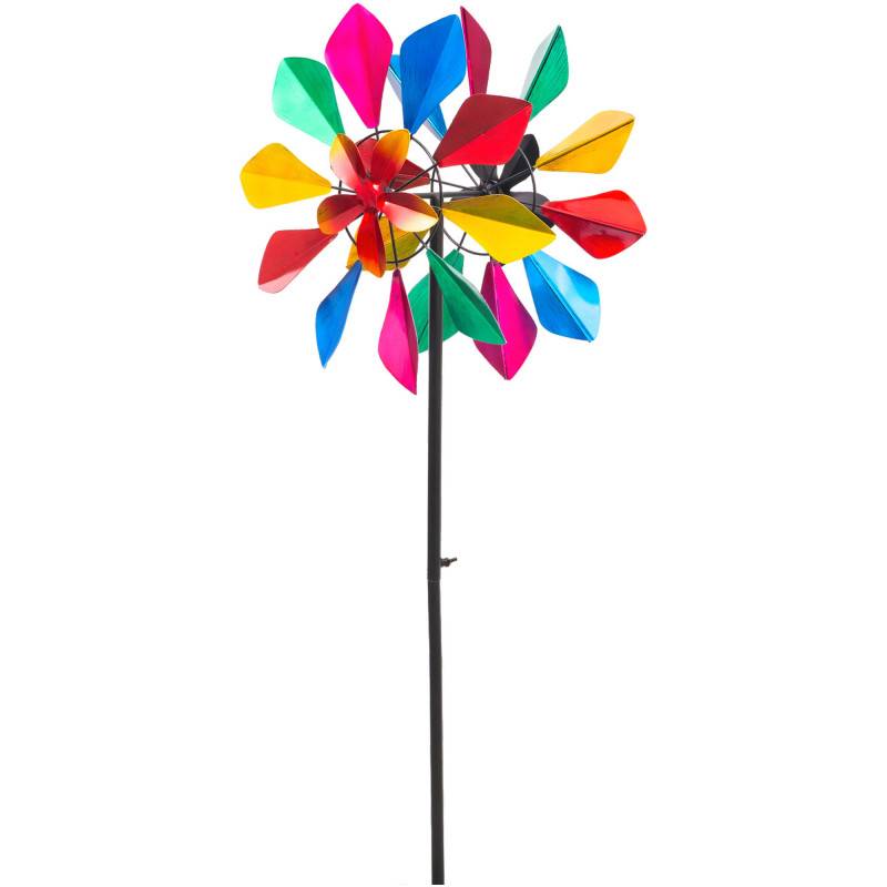 Moulin à vent en métal multicolore - Icare - Flower Duett - Imagen 1