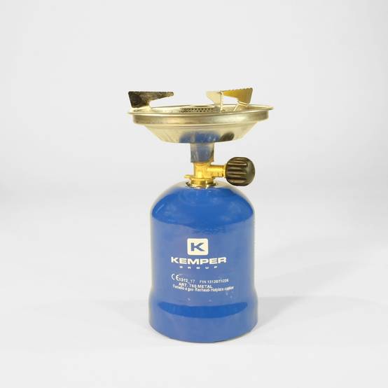 Réchaud à gaz 2200W Coque Acier + 4 cartouches de gaz 190g - Réchaud de camping portable & Léger KEMPER - Imagen 6