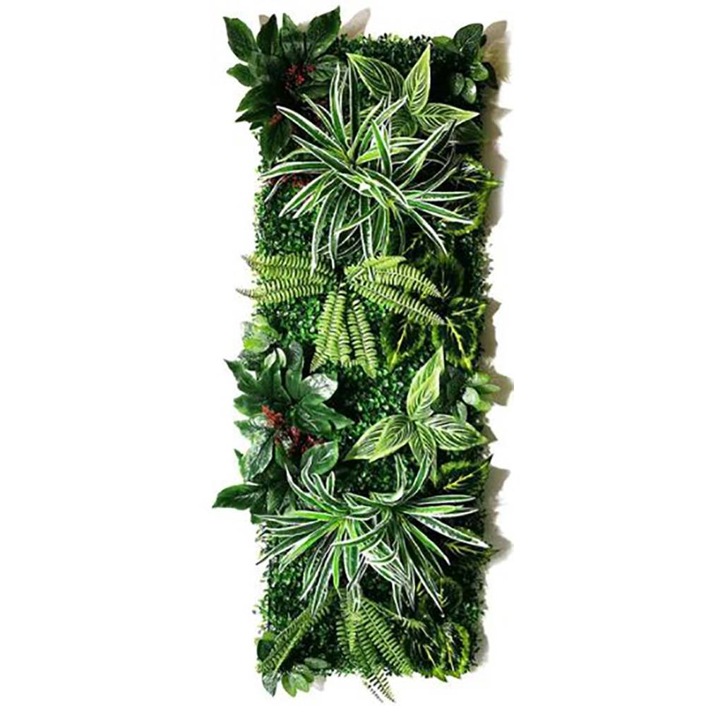 Panneau mural décoratif en plantes artificielles 40x121 cm - Image 1