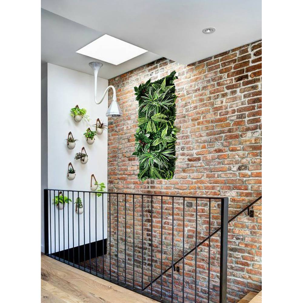 Panneau mural décoratif en plantes artificielles 40x121 cm - Image 2