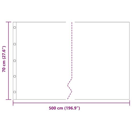Barrière anti-racines polyéthylène noir 500 x 70 cm, poids:6.41kg - PANGIVO - Image 9