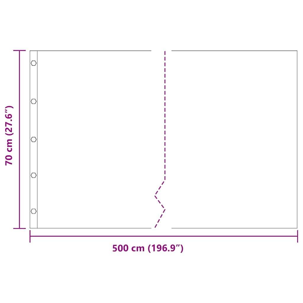 Barrière anti-racines polyéthylène noir 500 x 70 cm, poids:6.41kg - PANGIVO - Image 9