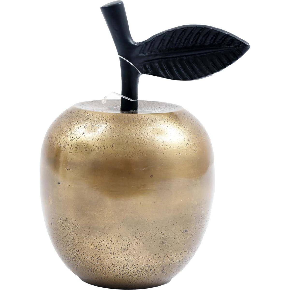 Sil - Pomme à poser dorée 9,5 x 15,5 cm