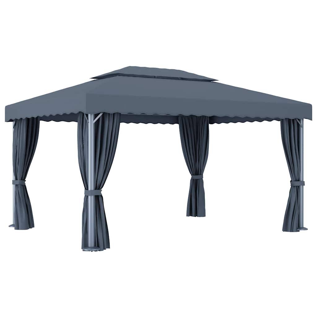 Tonnelle Aluminium Anthracite 4 x 3 x 2.64 m - PANGIVO - Image 5
