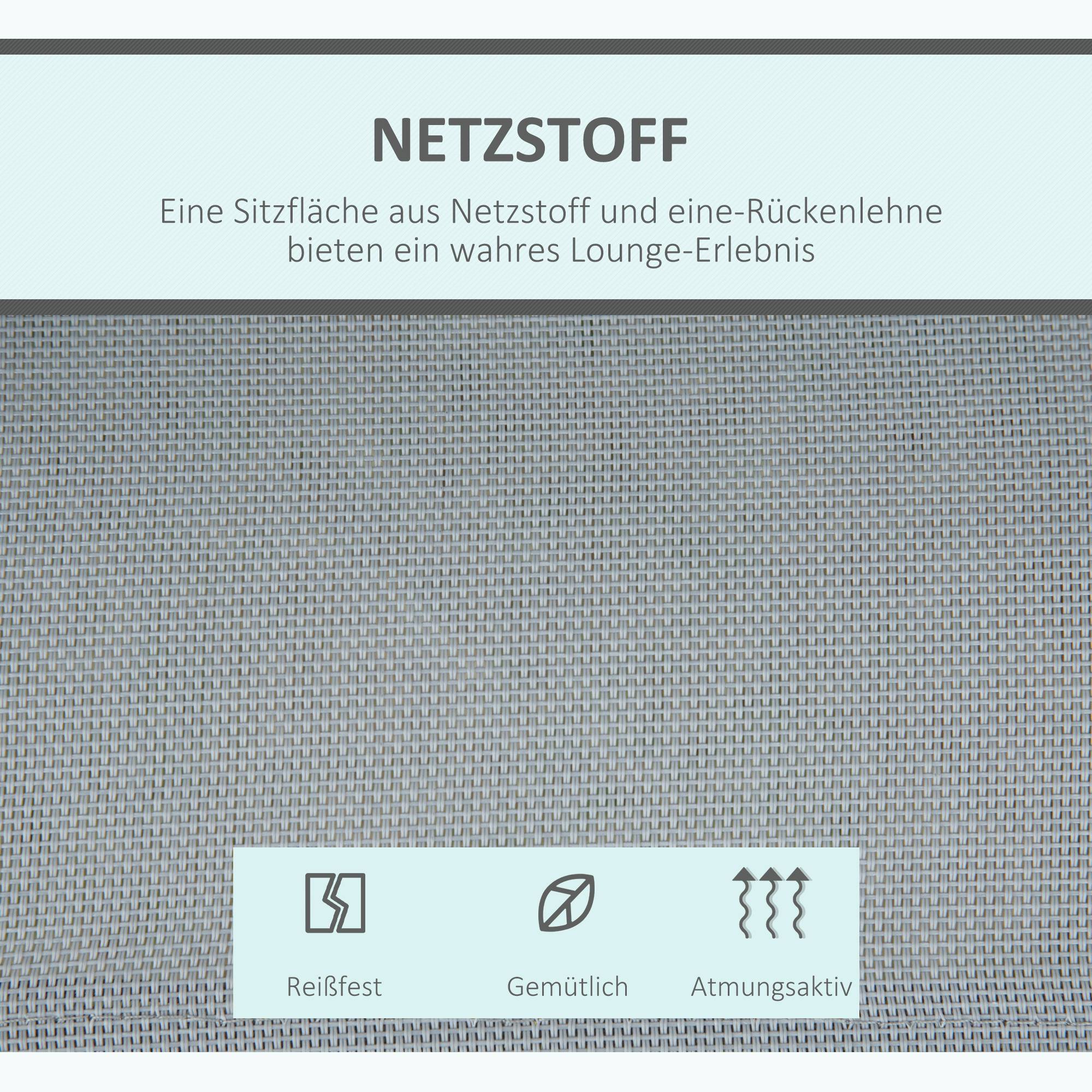 Balancelle 3 Places Acier Gris Toit Réglable 170x110x153cm Jardin - ComfortXL Outdoor Living - Image 5