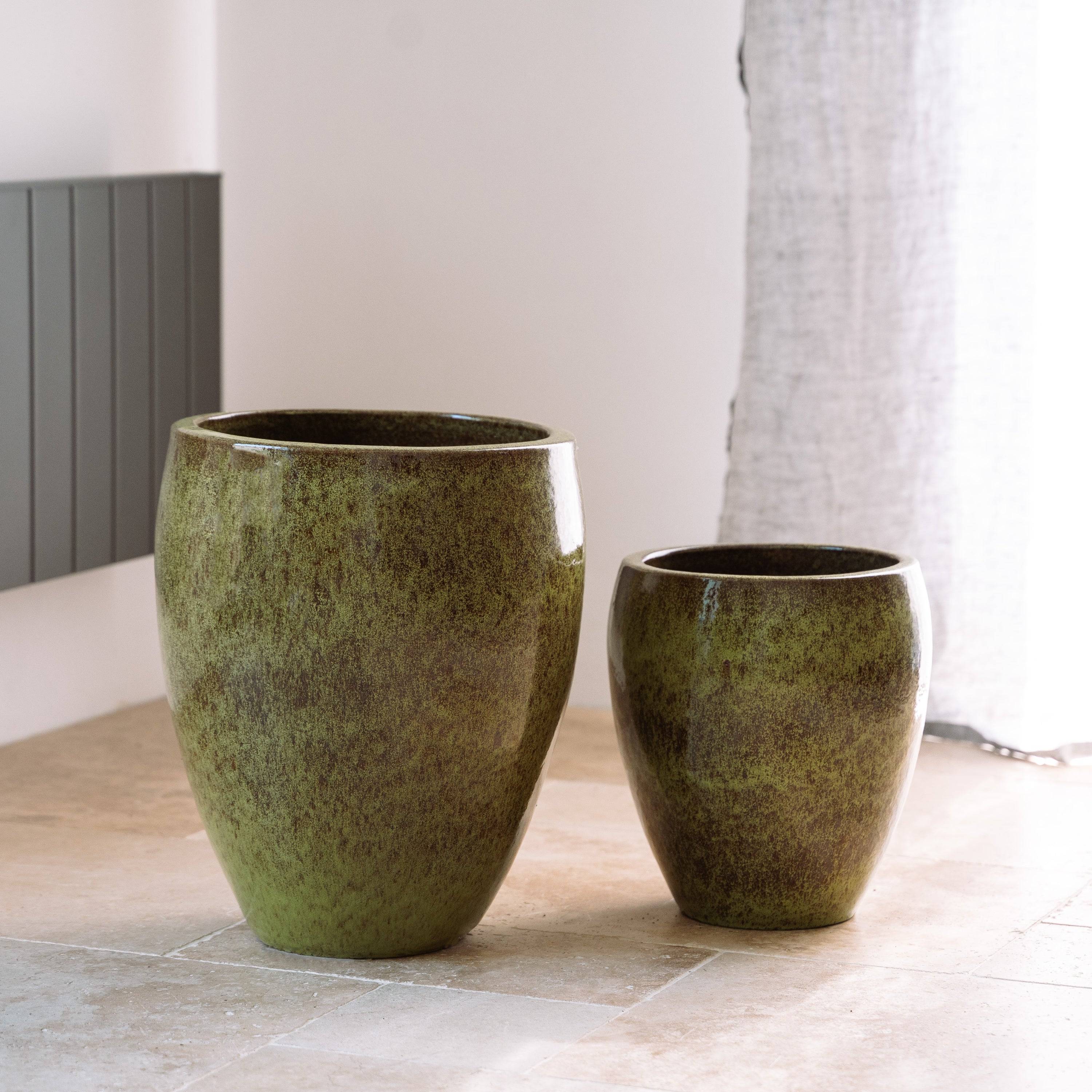 Provencelia - Pot POSEIDON2 46x55cm vert lac - Image 3