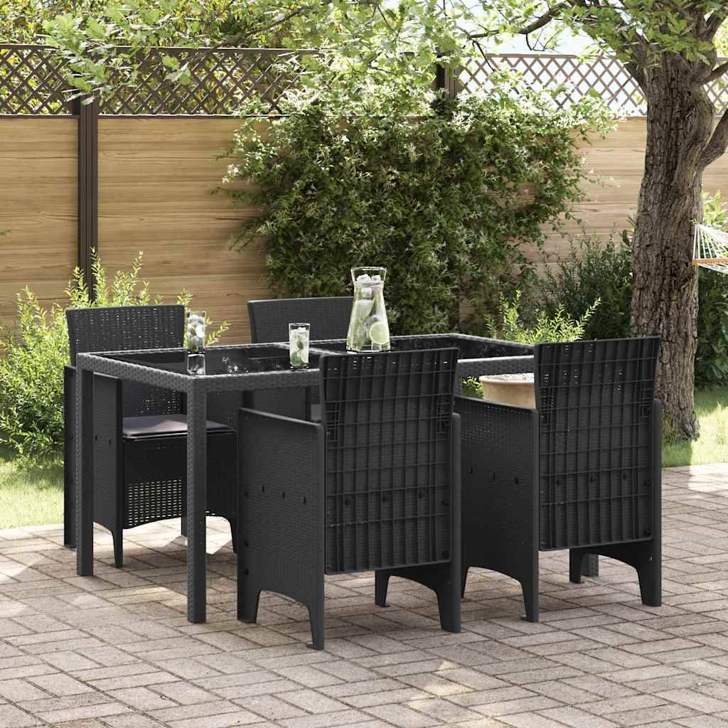 Maison Chic - Lot De 4 Chaises De Jardin - Fauteuils De Jardin Anthracite 53 x 49 x 85 cm PP - Image 2