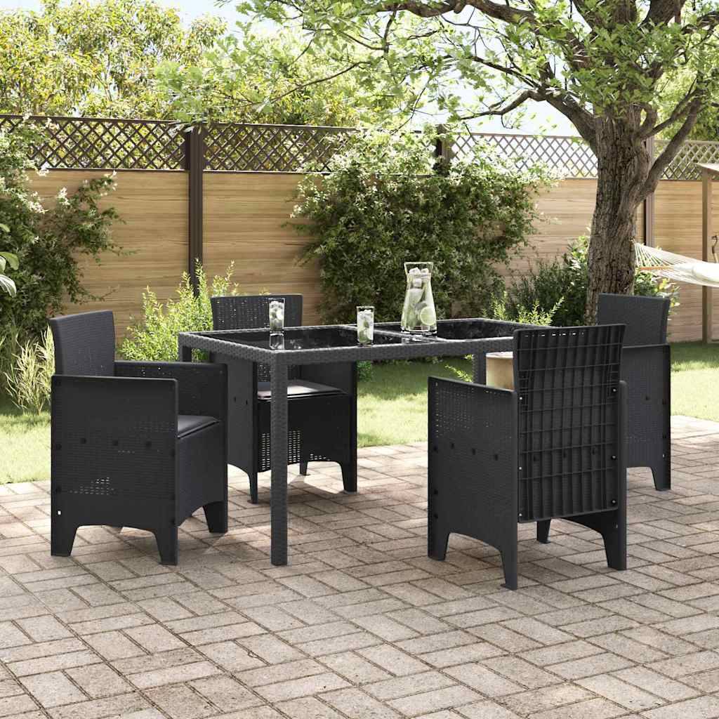 Maison Chic - Lot De 4 Chaises De Jardin - Fauteuils De Jardin Anthracite 53 x 49 x 85 cm PP - Image 3