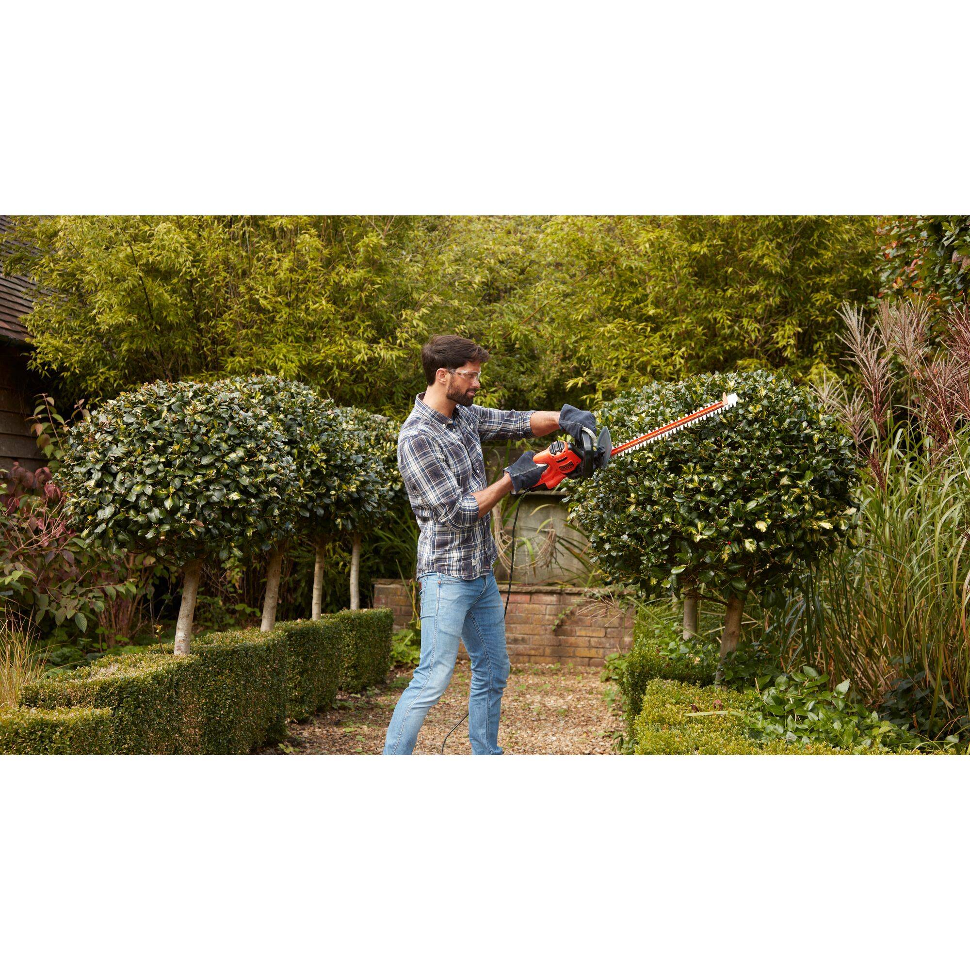 Taille-haies 500W, 50cm longeur de lame, BLACK+DECKER BEHTS301-QS - Imagen 4