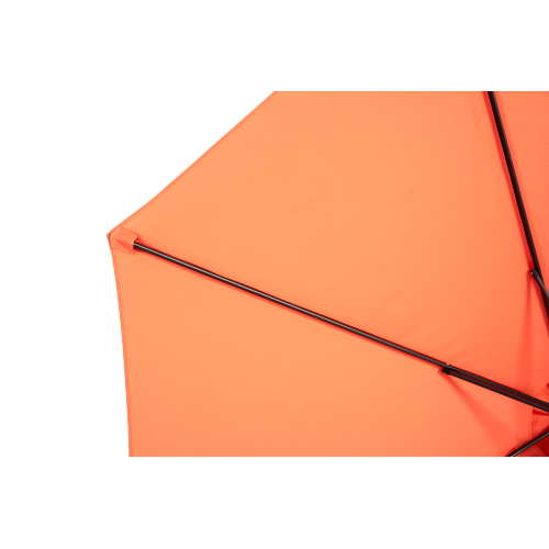 ComfortXL - Parasol Déporté Rond 3m Orange Acier Inclinable Manivelle Jardin - ComfortXL Outdoor Living - Image 4