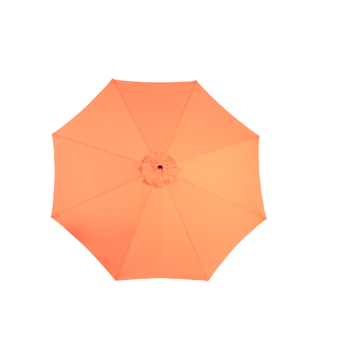 ComfortXL - Parasol Déporté Rond 3m Orange Acier Inclinable Manivelle Jardin - ComfortXL Outdoor Living - Image 9
