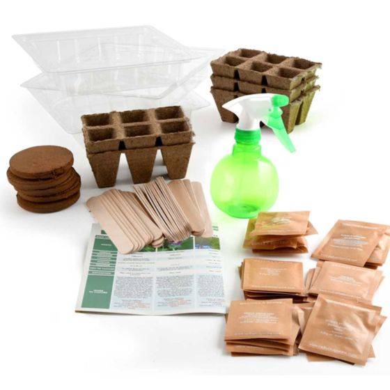 Radis et Capucine - Radis et Capucine - Coffret matériel et 30 sachets de graines : Développement durable - Imagen 1