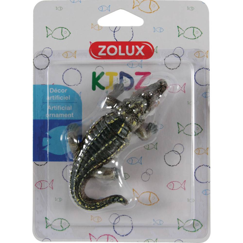 Zolux - Décoration crocodile magnétique compose de 2 parties pour aquariums - Image 2