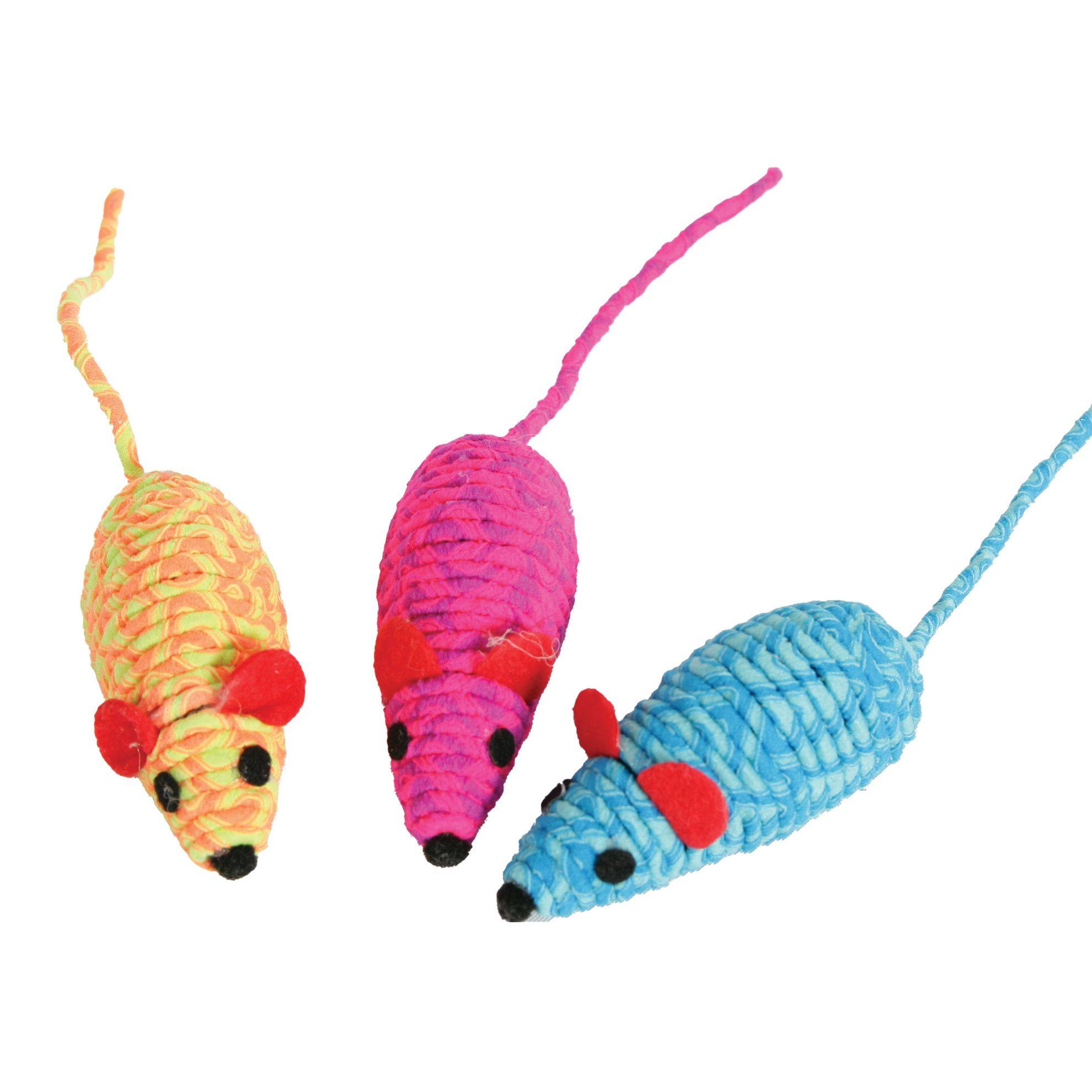 Zolux - Souris en élastiques colorée pour chat ZOLUX