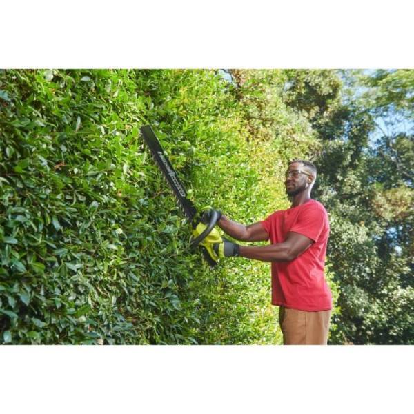 Taille-haies - RYOBI - 36 V - Lames 60 cm - Ecartement 26 mm - Fonction scie - 1 batterie lithium+ 36V 2,0 Ah et 1 chargeur 1,7 - Image 6