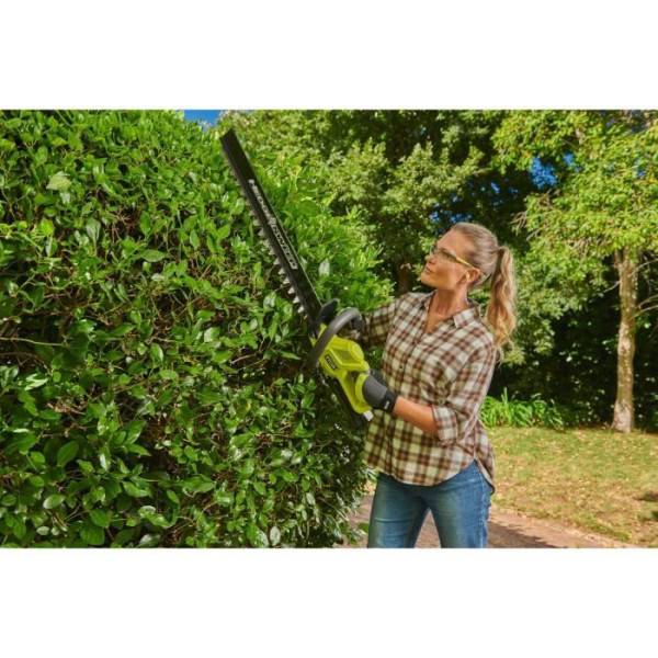 Taille-haies - RYOBI - 36 V - Lames 60 cm - Ecartement 26 mm - Fonction scie - 1 batterie lithium+ 36V 2,0 Ah et 1 chargeur 1,7 - Image 5