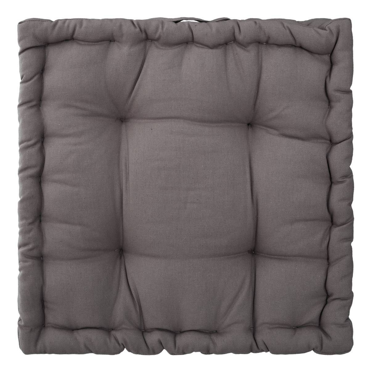 Atmosphera - Coussin de sol "Otto" gris 40x40cm - Atmosphera Créateur d'intérieur - Imagen 3