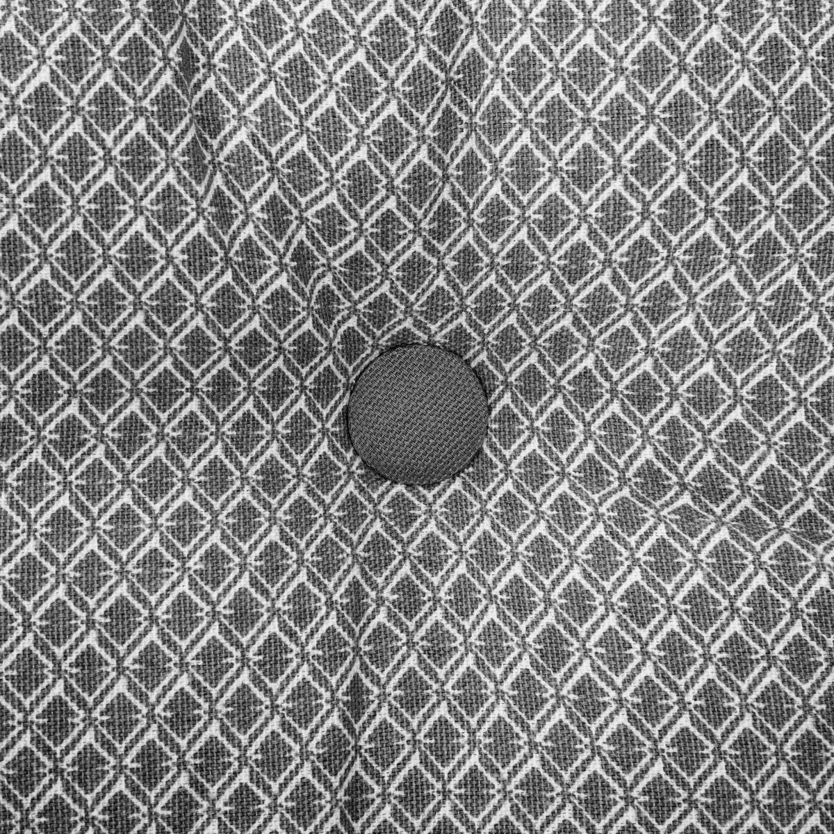 Atmosphera - Coussin de sol "Otto" gris 40x40cm - Atmosphera Créateur d'intérieur - Imagen 5