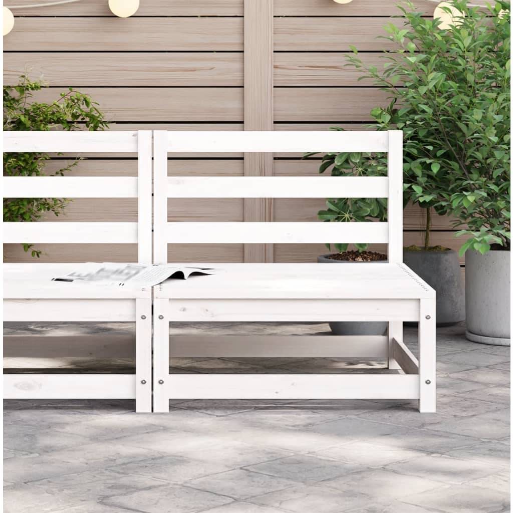 Prolenta Premium - Banc de jardin Blanc 70 X 70 cm - Prolenta Premium - Image 3