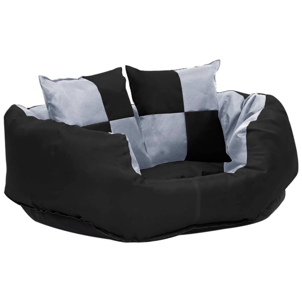 Vidaxl - Coussin réversible lavable pour chien Gris et noir 65x50x20 cm vidaXL 171207 - Imagen 7