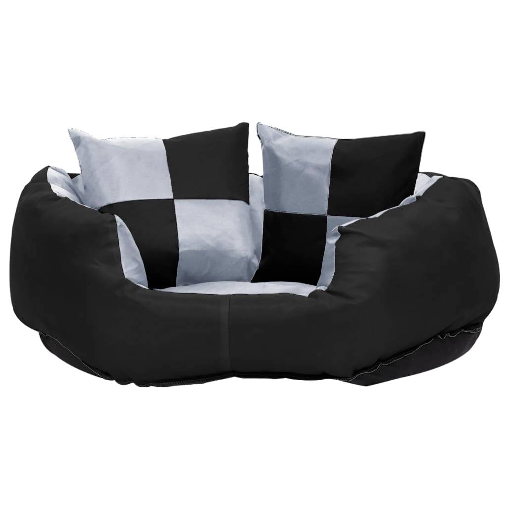 Vidaxl - Coussin réversible lavable pour chien Gris et noir 65x50x20 cm vidaXL 171207 - Imagen 9
