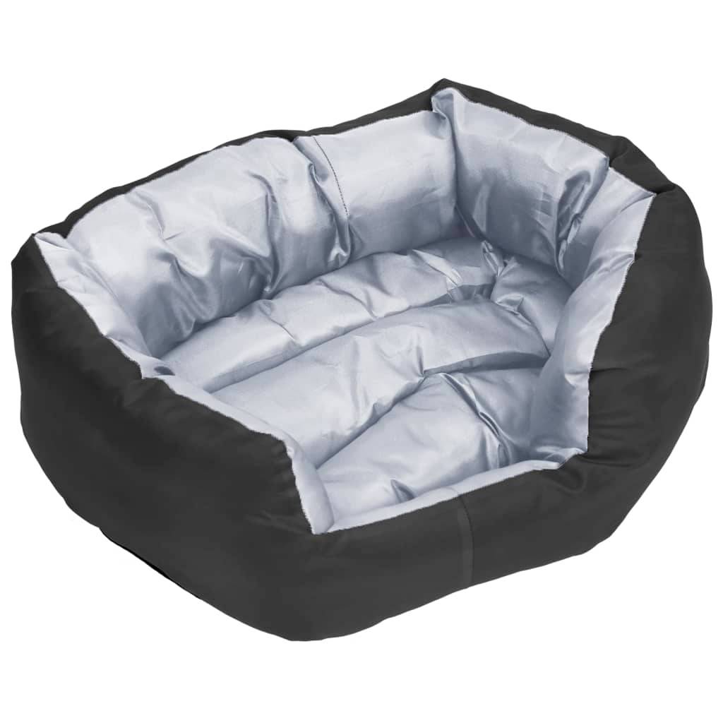 Vidaxl - Coussin réversible lavable pour chien Gris et noir 65x50x20 cm vidaXL 171207 - Imagen 5