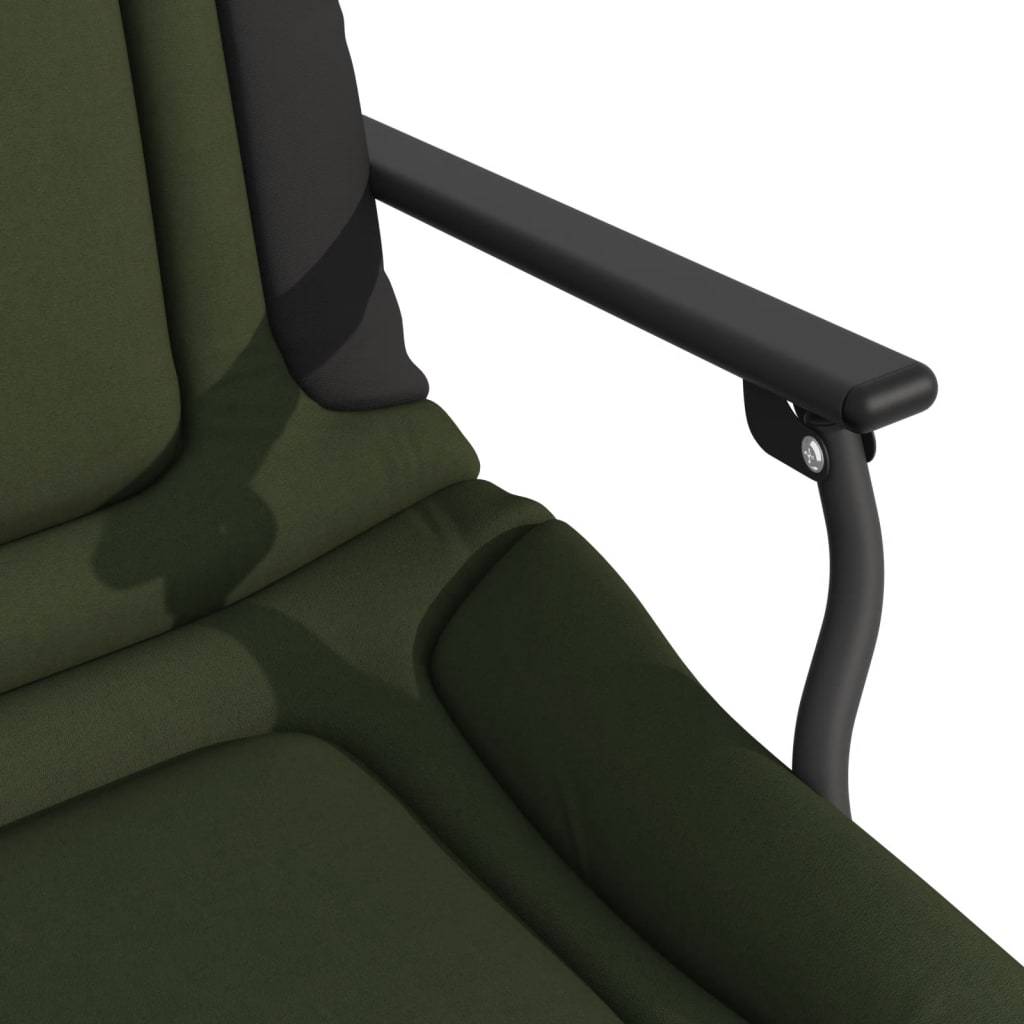 Chaise de pêche pliable acier et tissu vert et noir 61 x 92 x 100 cm - PANGIVO - Image 10
