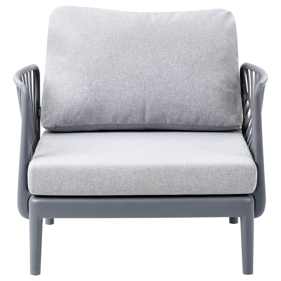 Fauteuil Polypropylène Gris SATURNIA - Beliani - Image 3