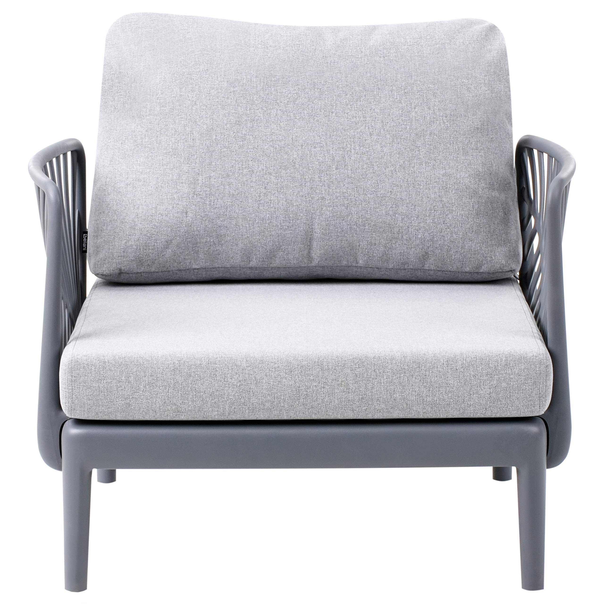 Fauteuil Polypropylène Gris SATURNIA - Beliani - Image 3