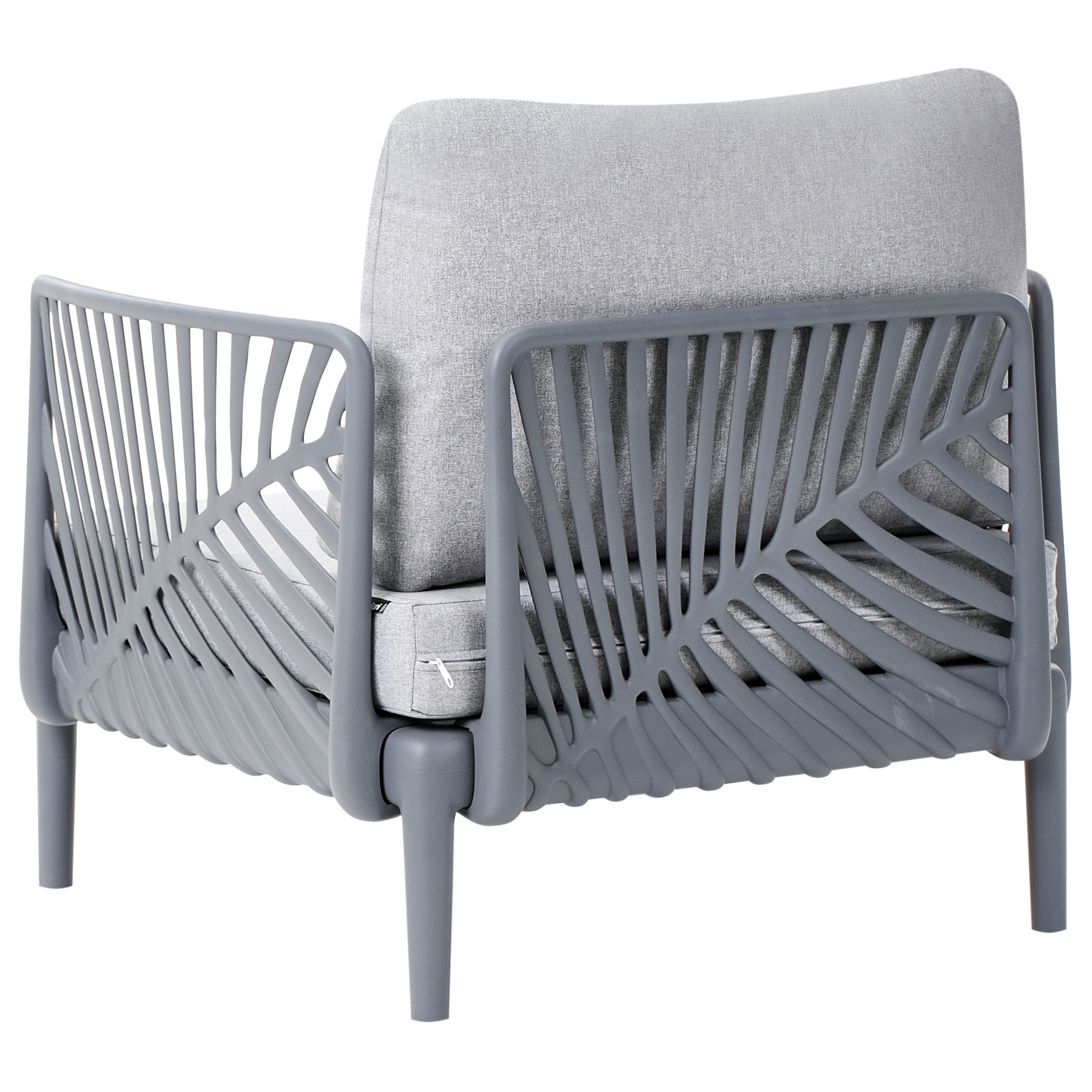 Fauteuil Polypropylène Gris SATURNIA - Beliani - Image 4