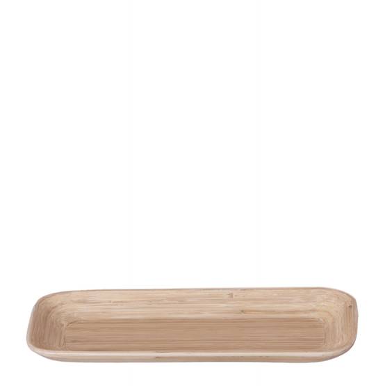 Plateau ovale en bambou - Image 1