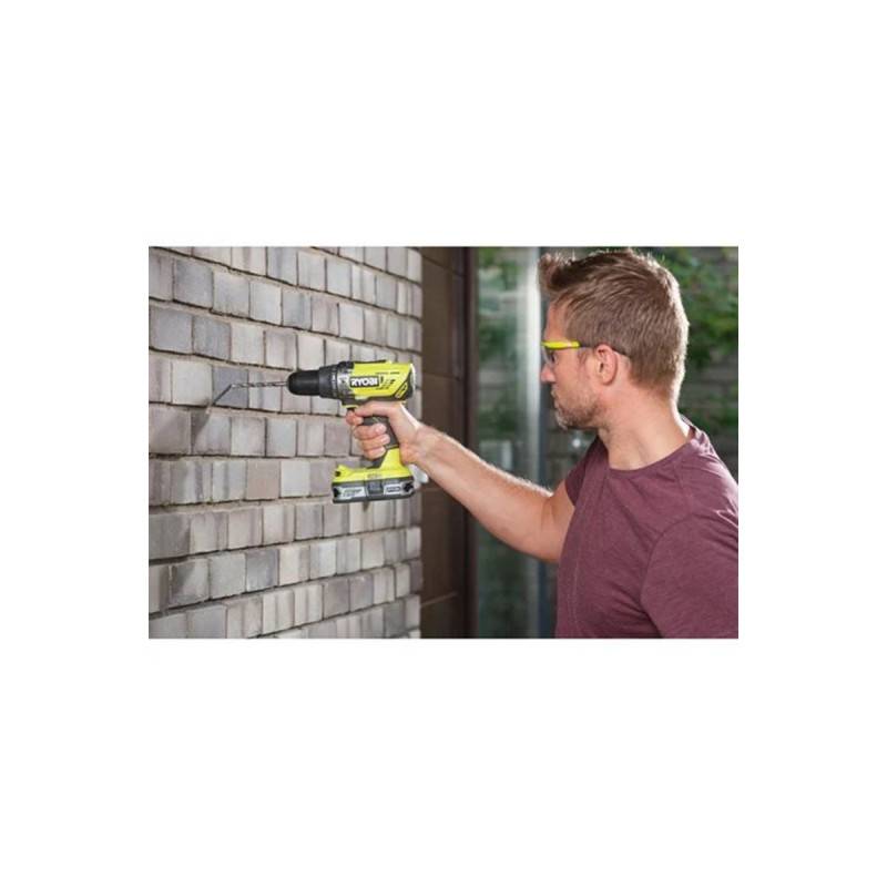 Ryobi - Pack RYOBI Perceuse à percussion R18PD3-0 - 18V One+ - 1 Batterie 2.0Ah - 1 Chargeur rapide - Image 2