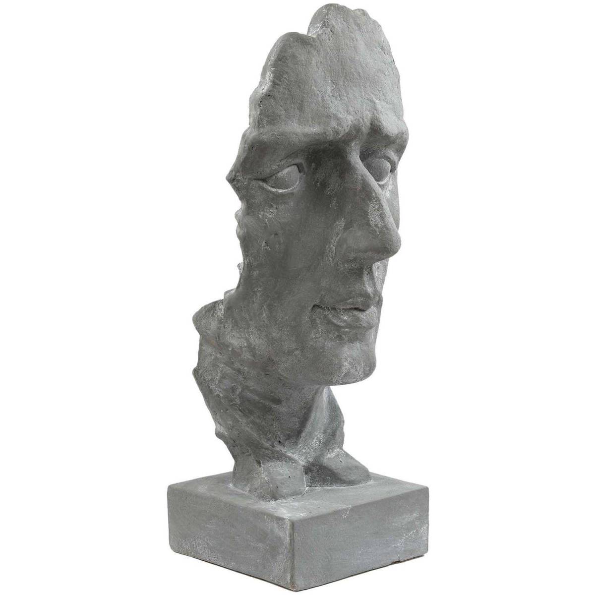 Sil - Décoration extérieure en magnésie Visage 90 cm