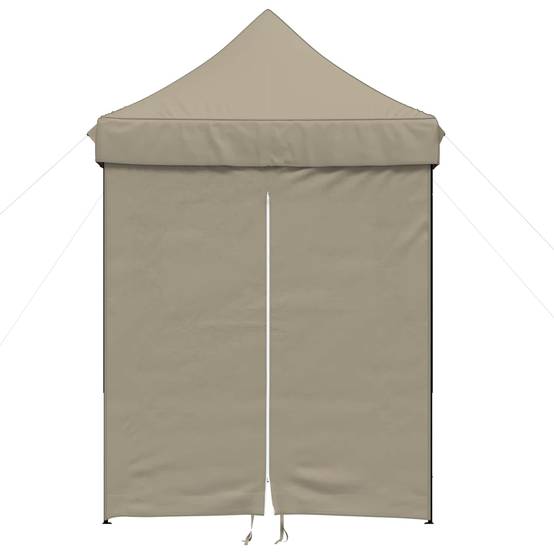 ComfortXL - Tente de réception pliante tissu oxford jardin événement réglable 2x2m taupe - ComfortXL Outdoor Living - Image 4