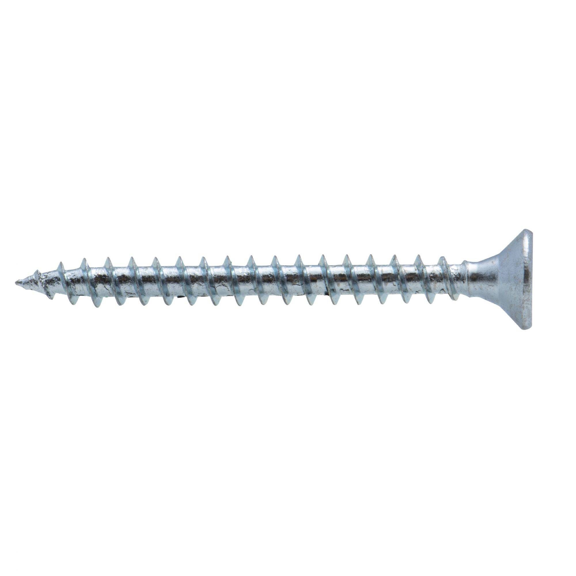 Vis à bois tête fraisée PZ zinguée Viswood filet total - 4x50 mm (x100 vis) - Image 5