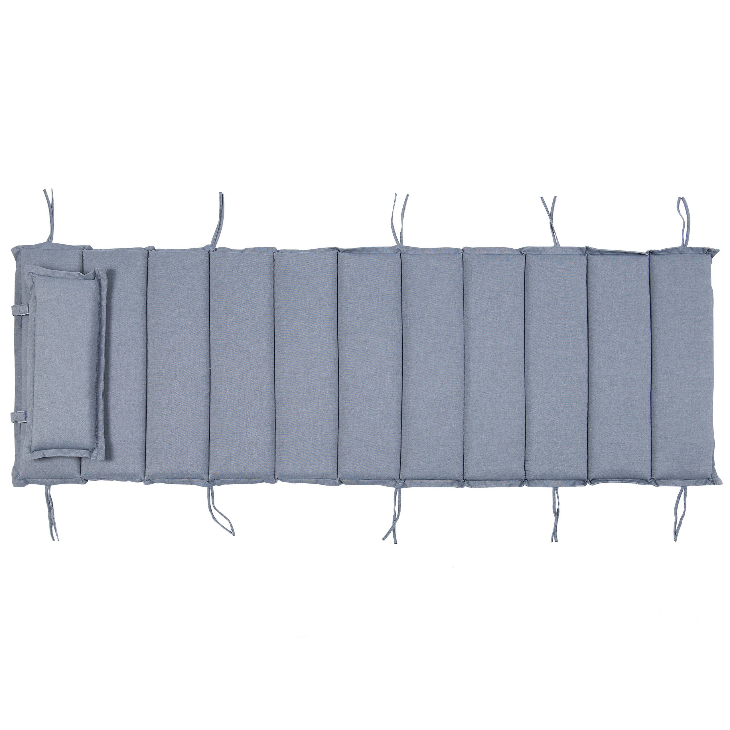 Beliani - Coussin pour chaise longue Brescia 60 x 180 cm en Tissu Imperméabe Bleu Beliani - Imagen 5
