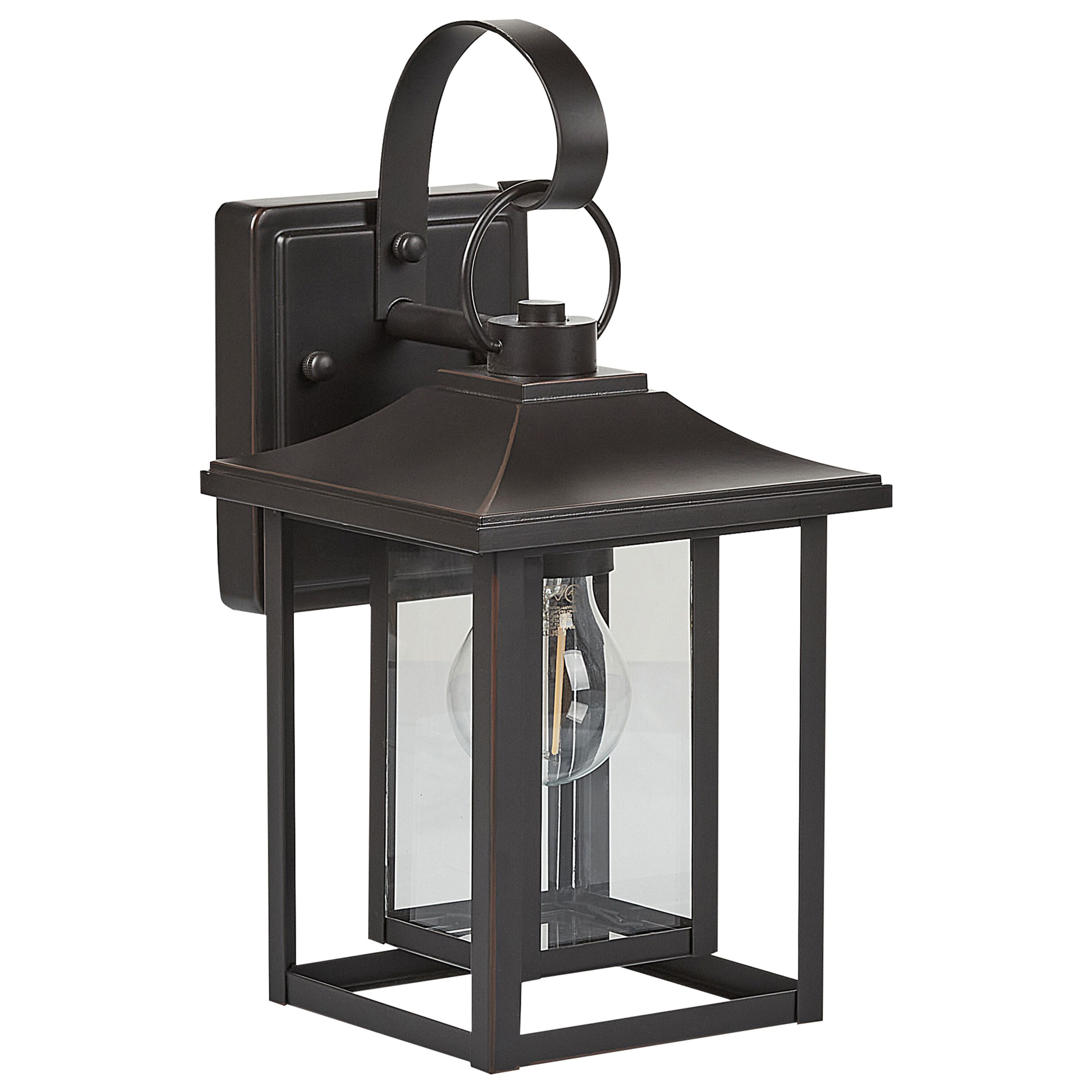 Beliani - Lampe murale pour l'extérieur Métal Noir ALMOND - Beliani - Imagen 2