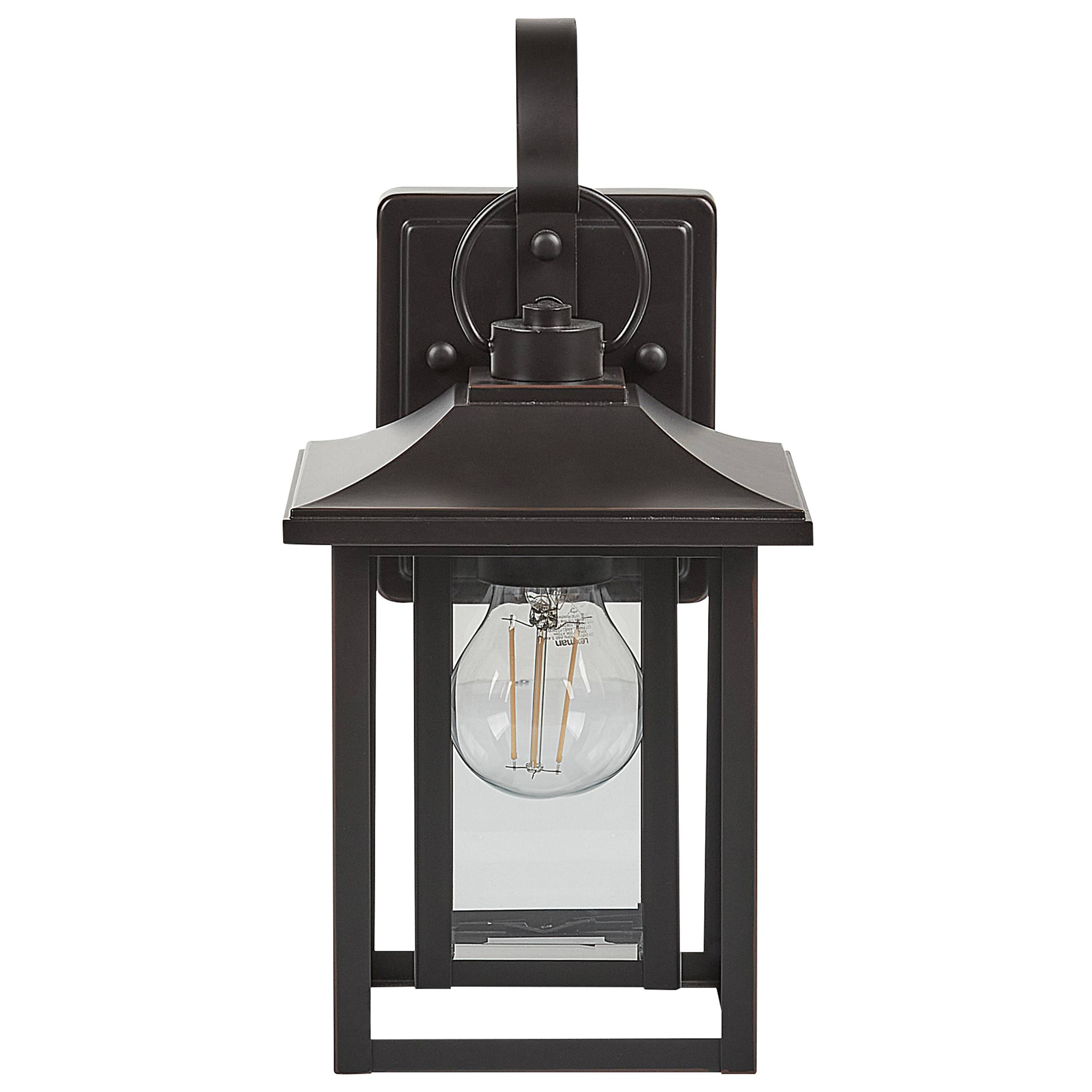 Beliani - Lampe murale pour l'extérieur Métal Noir ALMOND - Beliani - Imagen 4