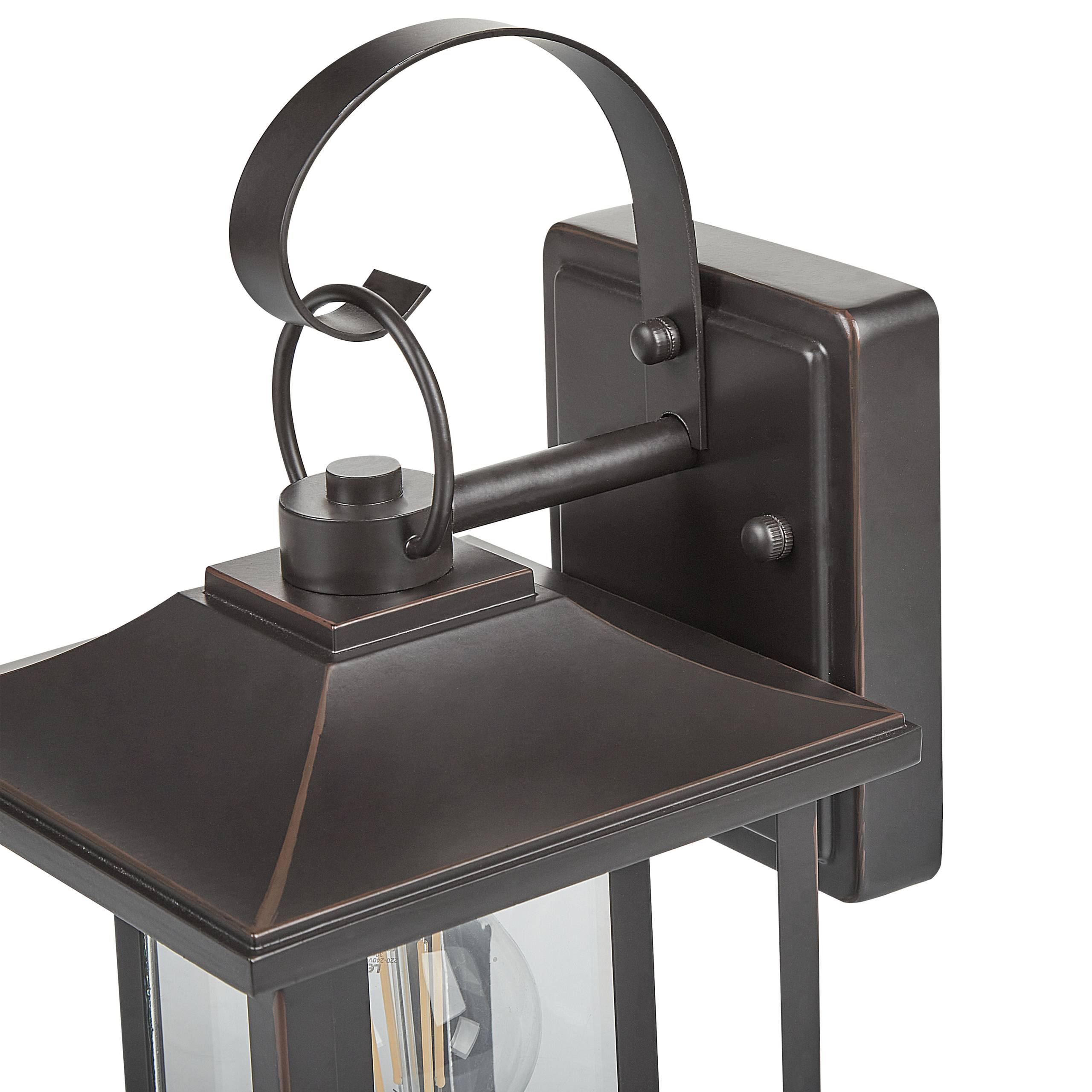 Beliani - Lampe murale pour l'extérieur Métal Noir ALMOND - Beliani - Imagen 6