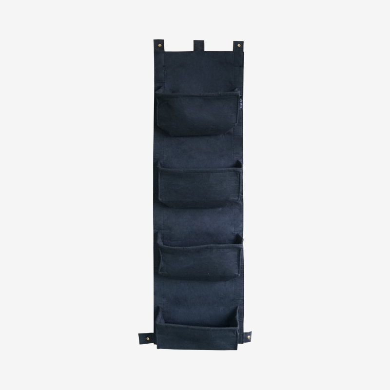 Cerland - Mur végétal 4 sacs noirs en feutre géotextile - 30 x 10 x 100 cm - Imagen 1