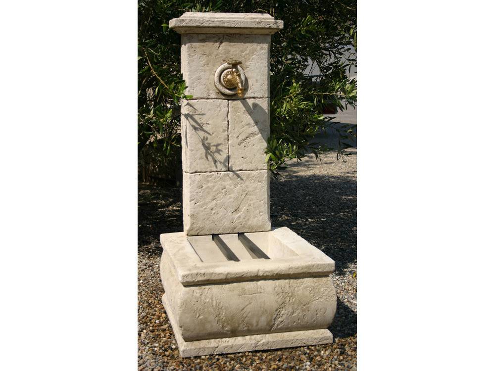 Habitat Et Jardin - Fontaine "napoli" - 0.50 X 0.50 X 1.08 M -habitat Et Jardin