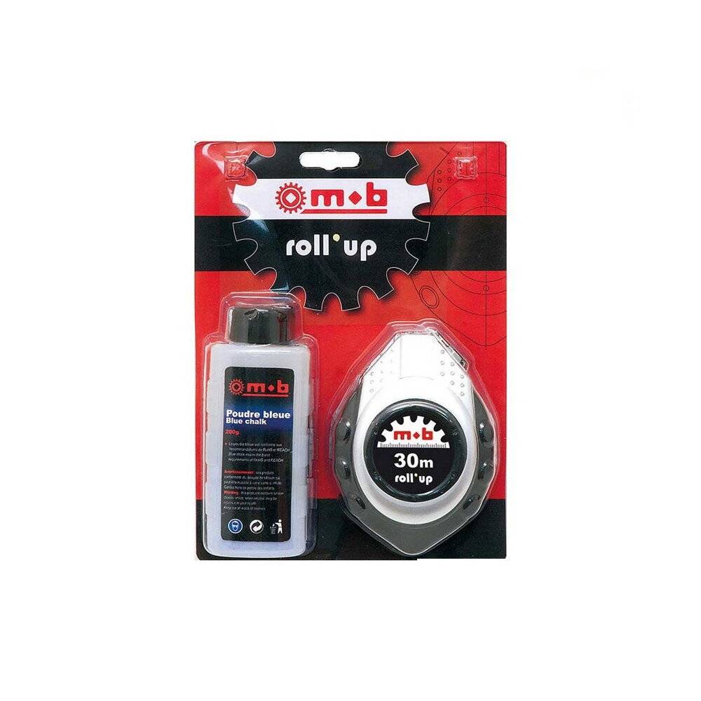 Lot cordeau traceur Roll'up + poudre MOB - Image 1