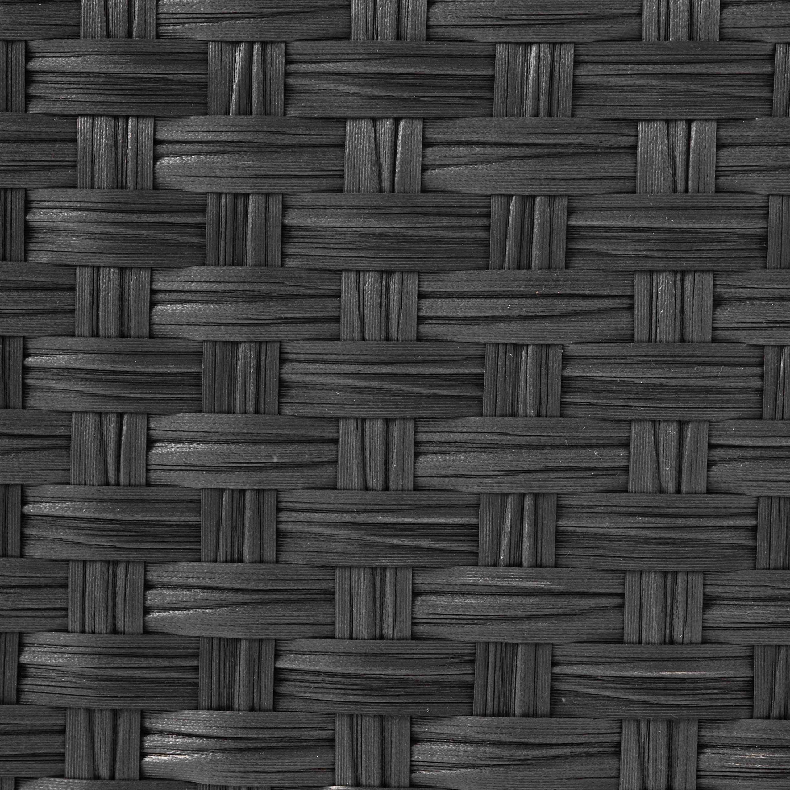 Beliani - Paniers à linge Tissu Noir MUCUBAJI - 43x32x60- Beliani - Image 7