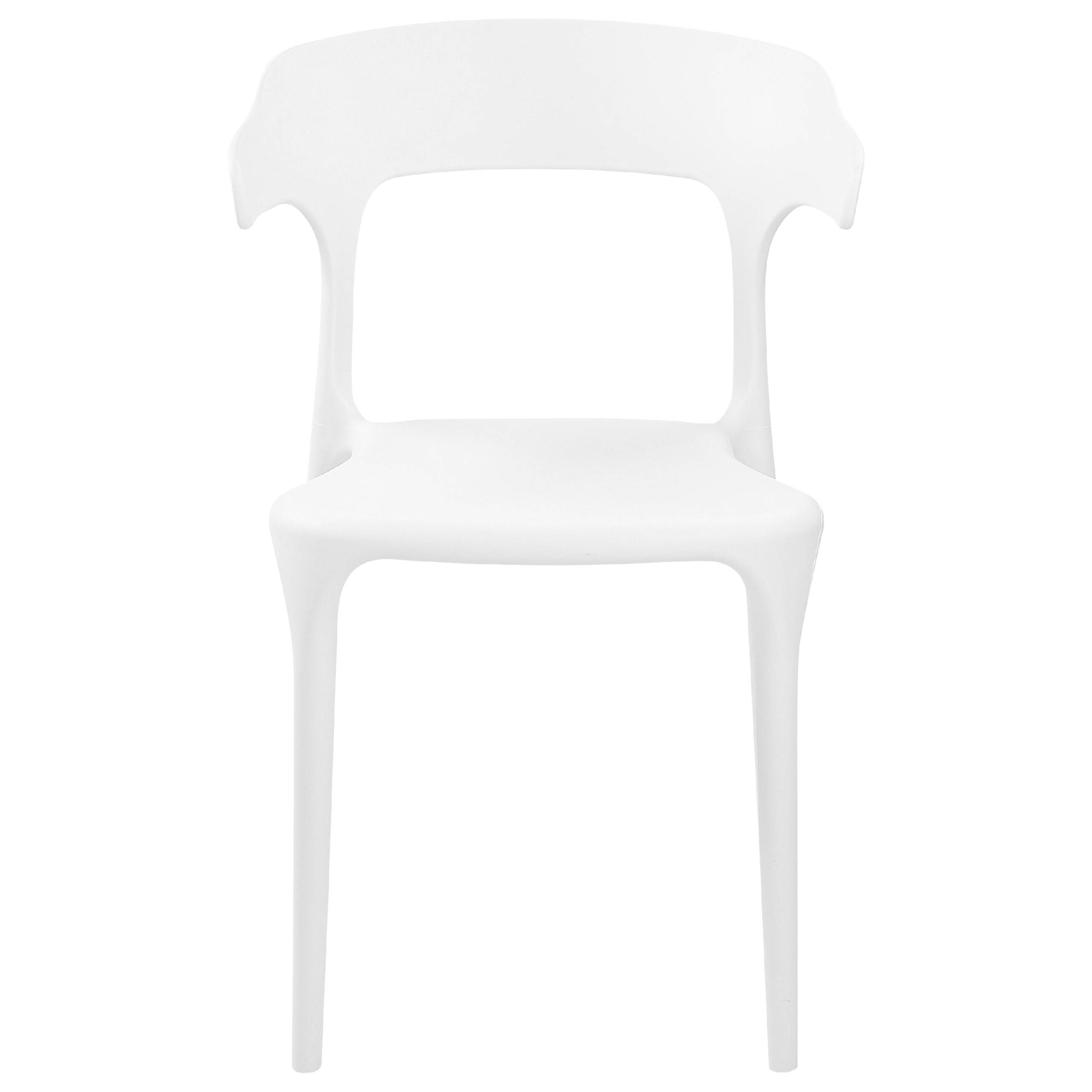 Beliani - Chaise de salle à manger Polypropylène Blanc GUBBIO Beliani - Imagen 4