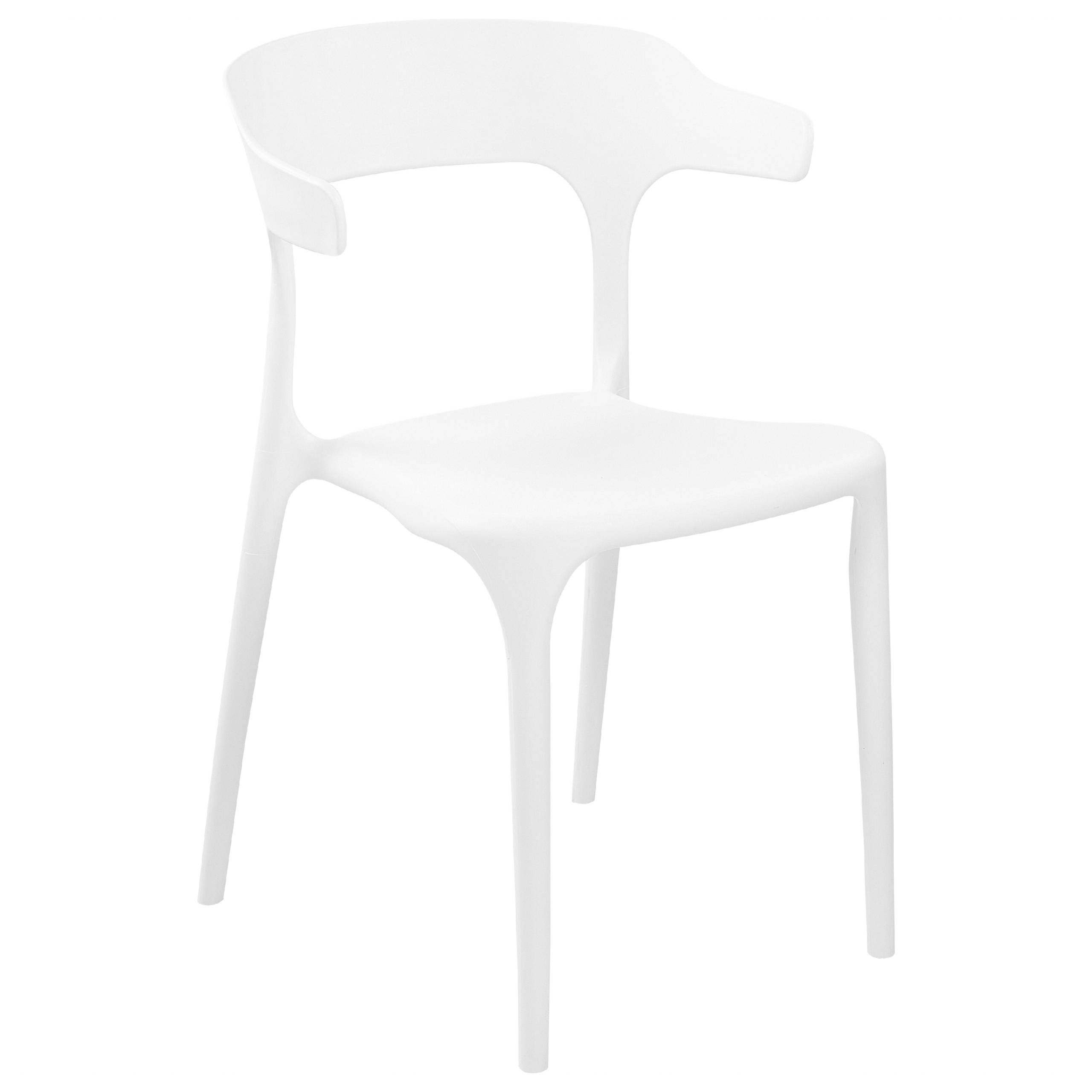 Beliani - Chaise de salle à manger Polypropylène Blanc GUBBIO Beliani - Imagen 3